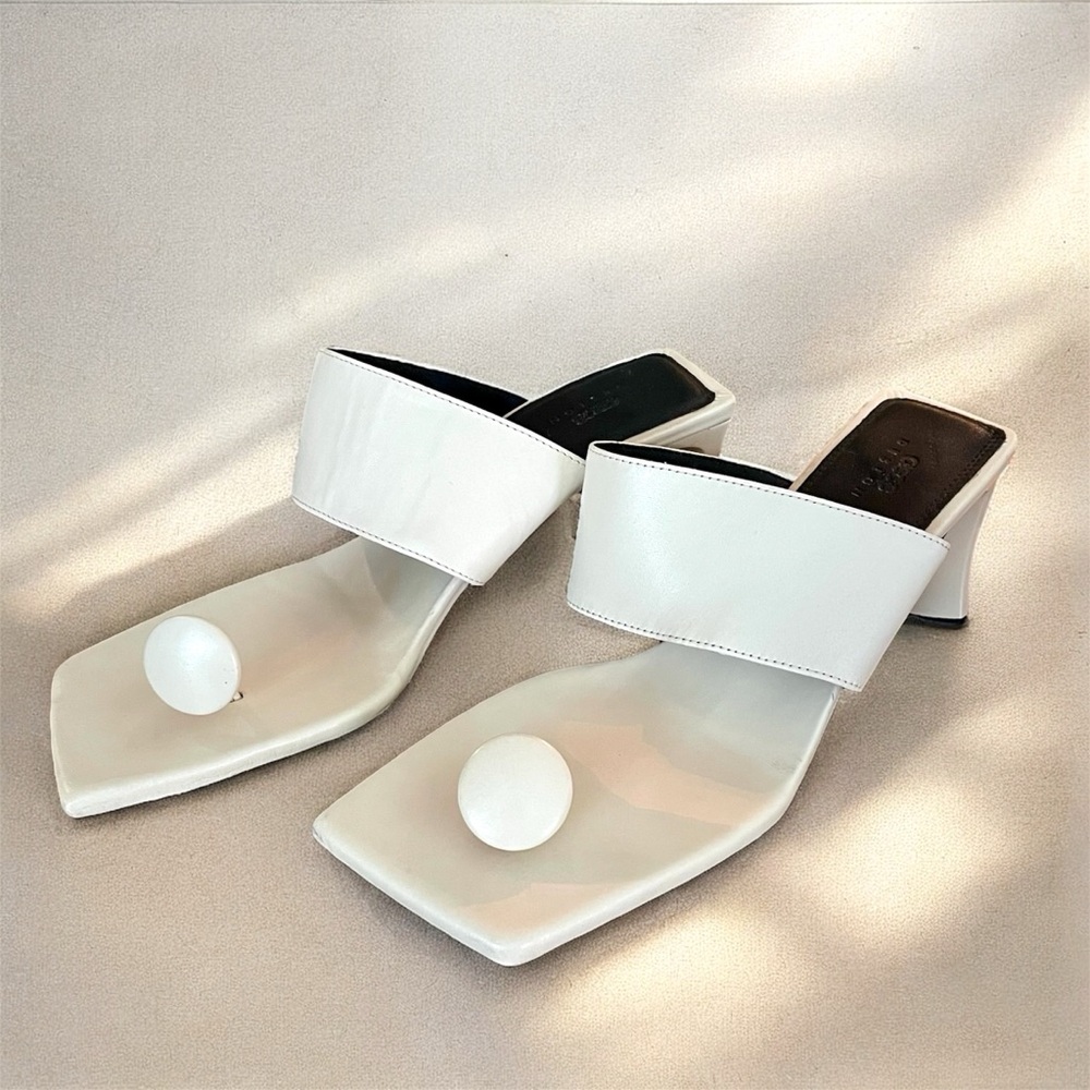 ASOS Heeled Square Toe Mules